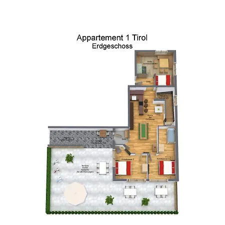 Angerer Alpine Suiten Und Familienappartements Tirol Lägenhetshotell